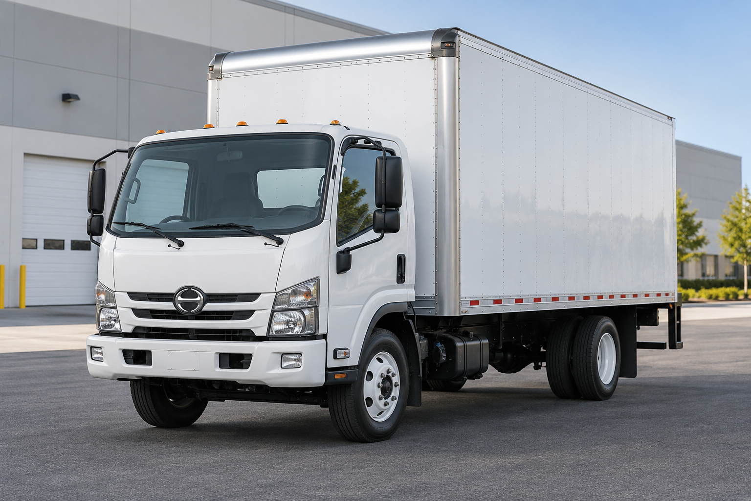 Illustrative Hino box truck